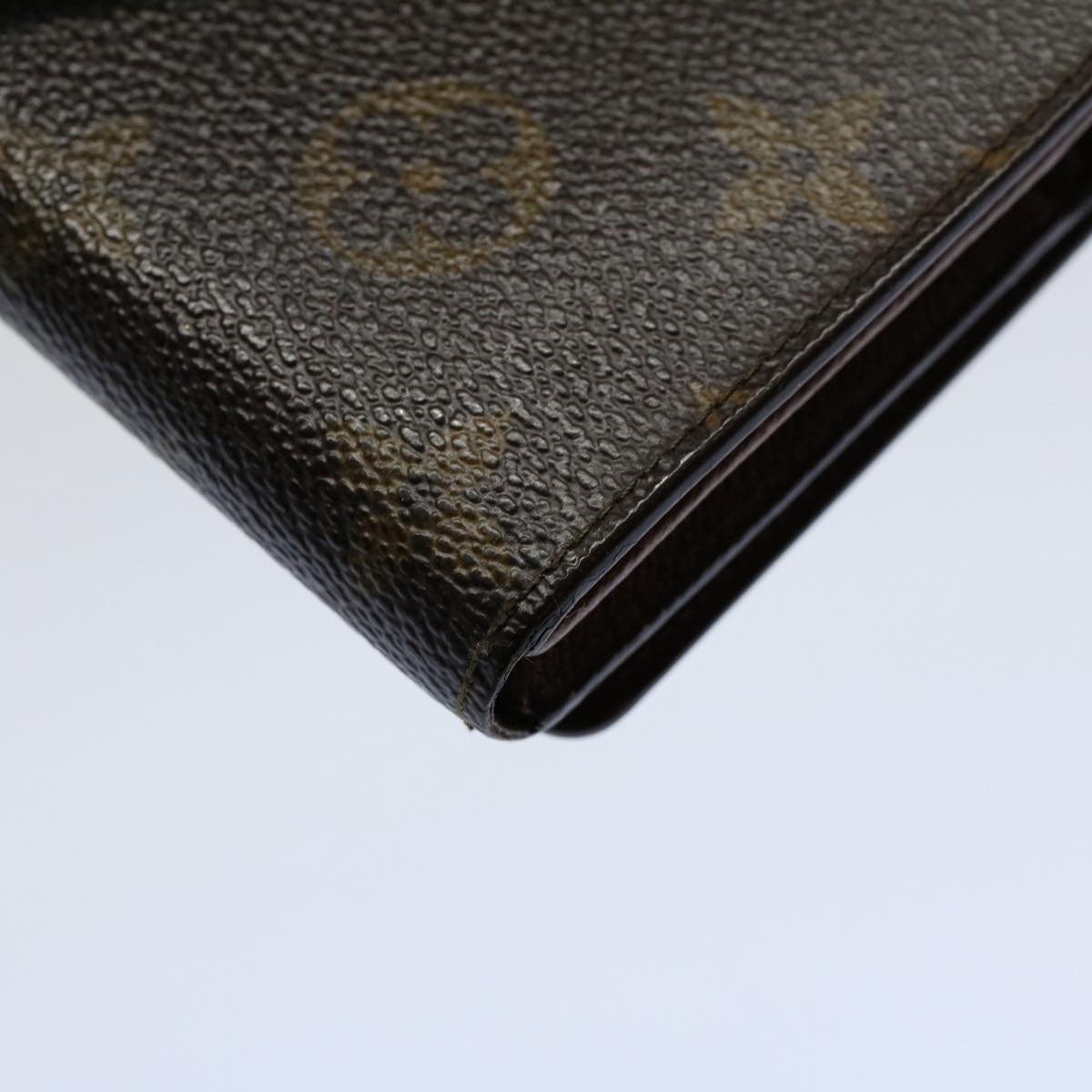 LOUIS VUITTON Monogram Porte Monnaie Billets Tresor Wallet M61730 LV Auth 54223