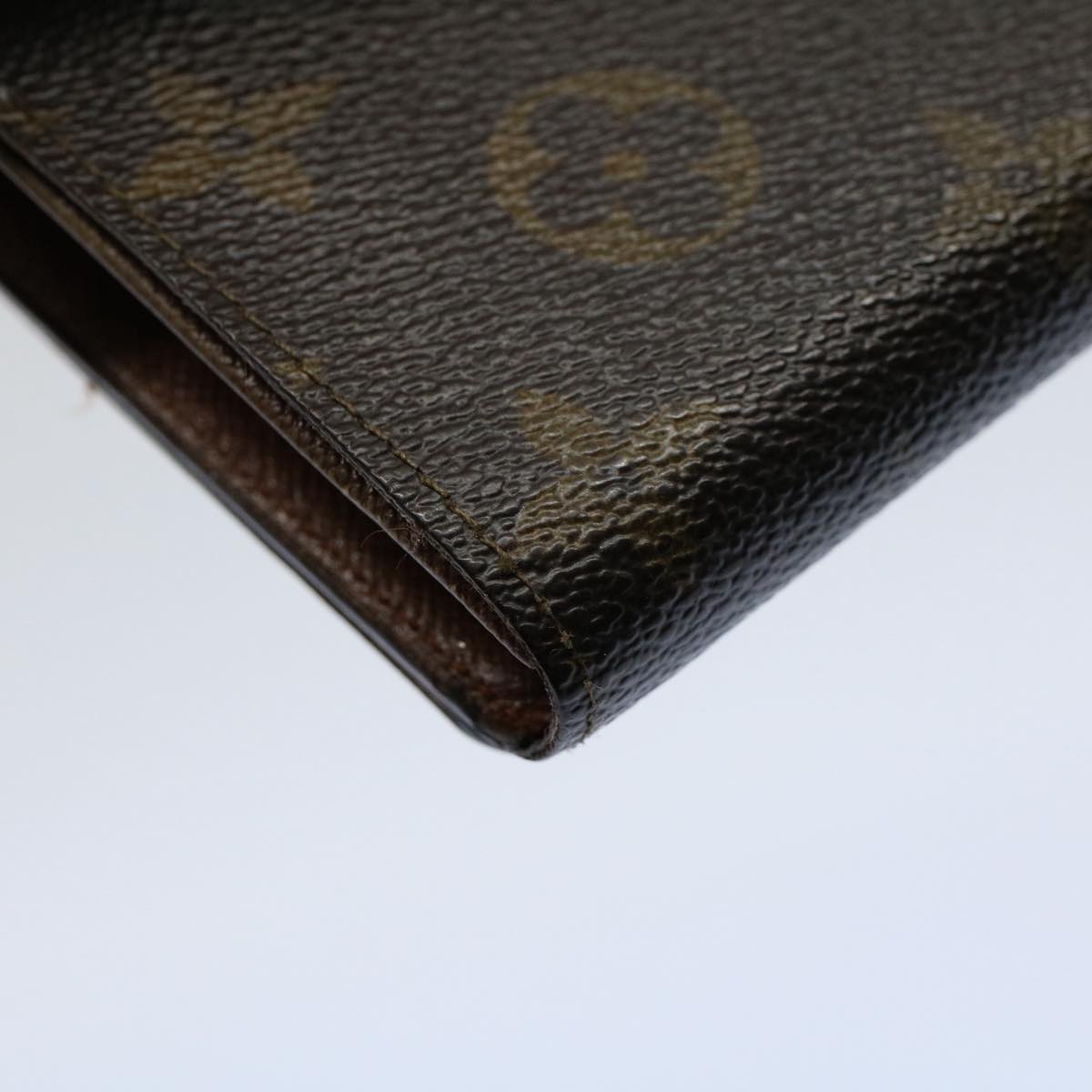 LOUIS VUITTON Monogram Porte Monnaie Billets Tresor Wallet M61730 LV Auth 54223