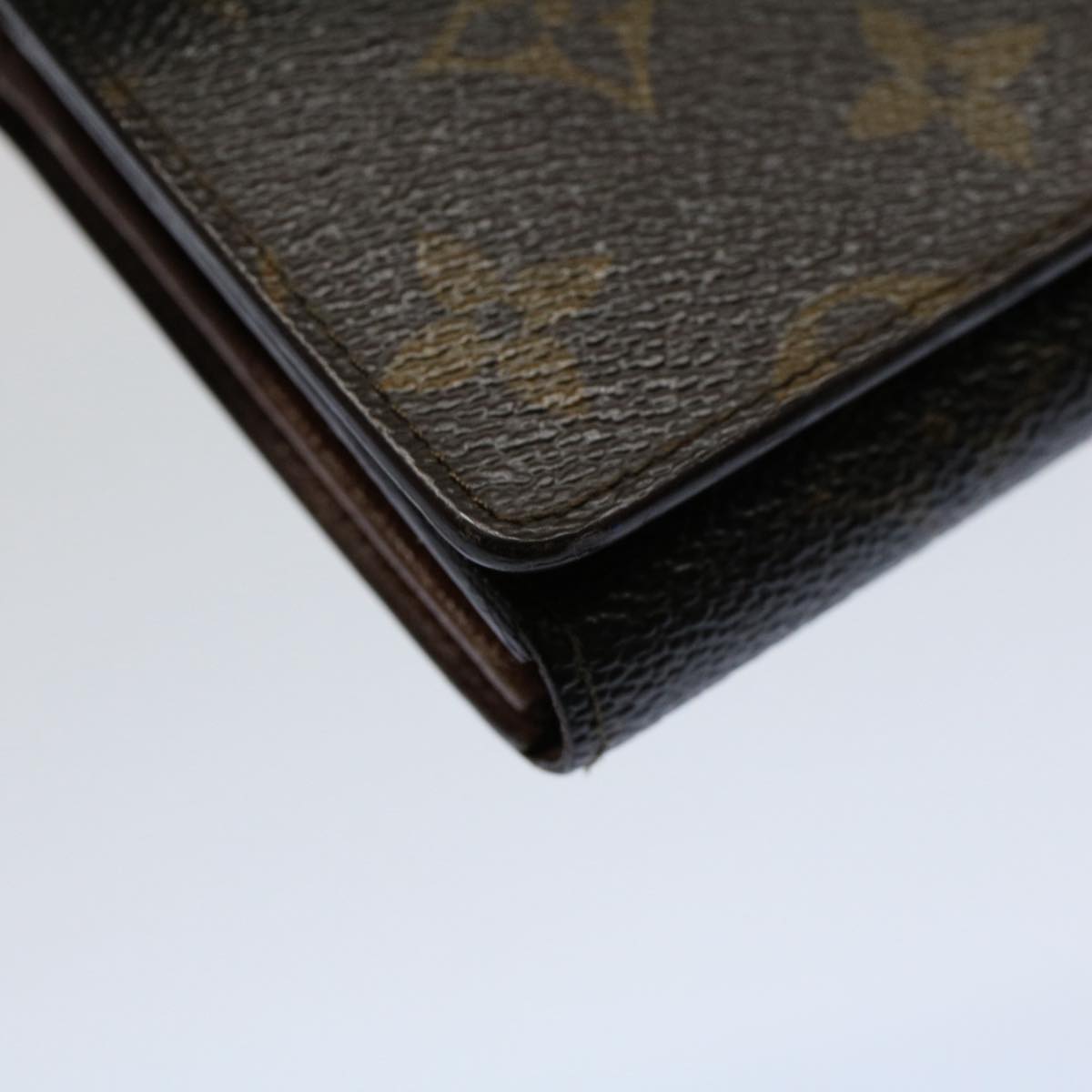 LOUIS VUITTON Monogram Porte Monnaie Billets Tresor Wallet M61730 LV Auth 54223