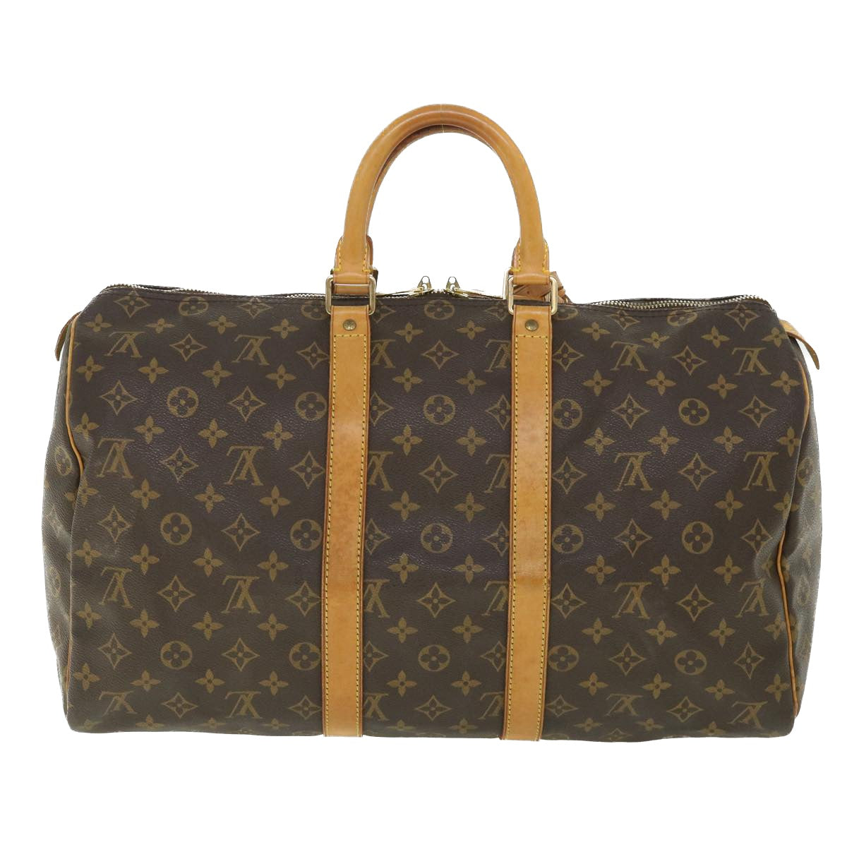 LOUIS VUITTON Monogram Keepall 45 Boston Bag M41428 LV Auth 54259