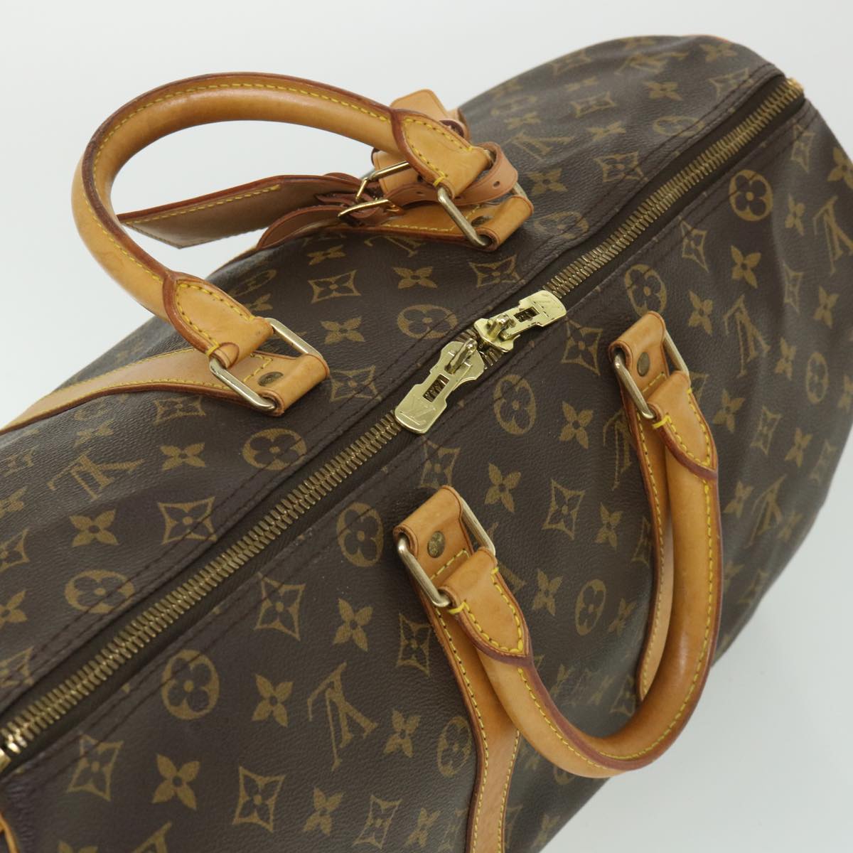 LOUIS VUITTON Monogram Keepall 45 Boston Bag M41428 LV Auth 54259