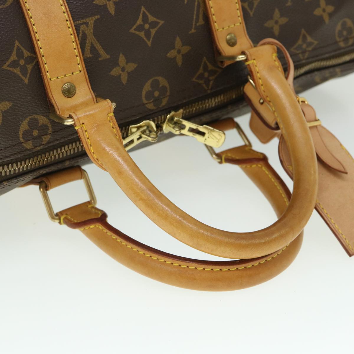 LOUIS VUITTON Monogram Keepall 45 Boston Bag M41428 LV Auth 54259