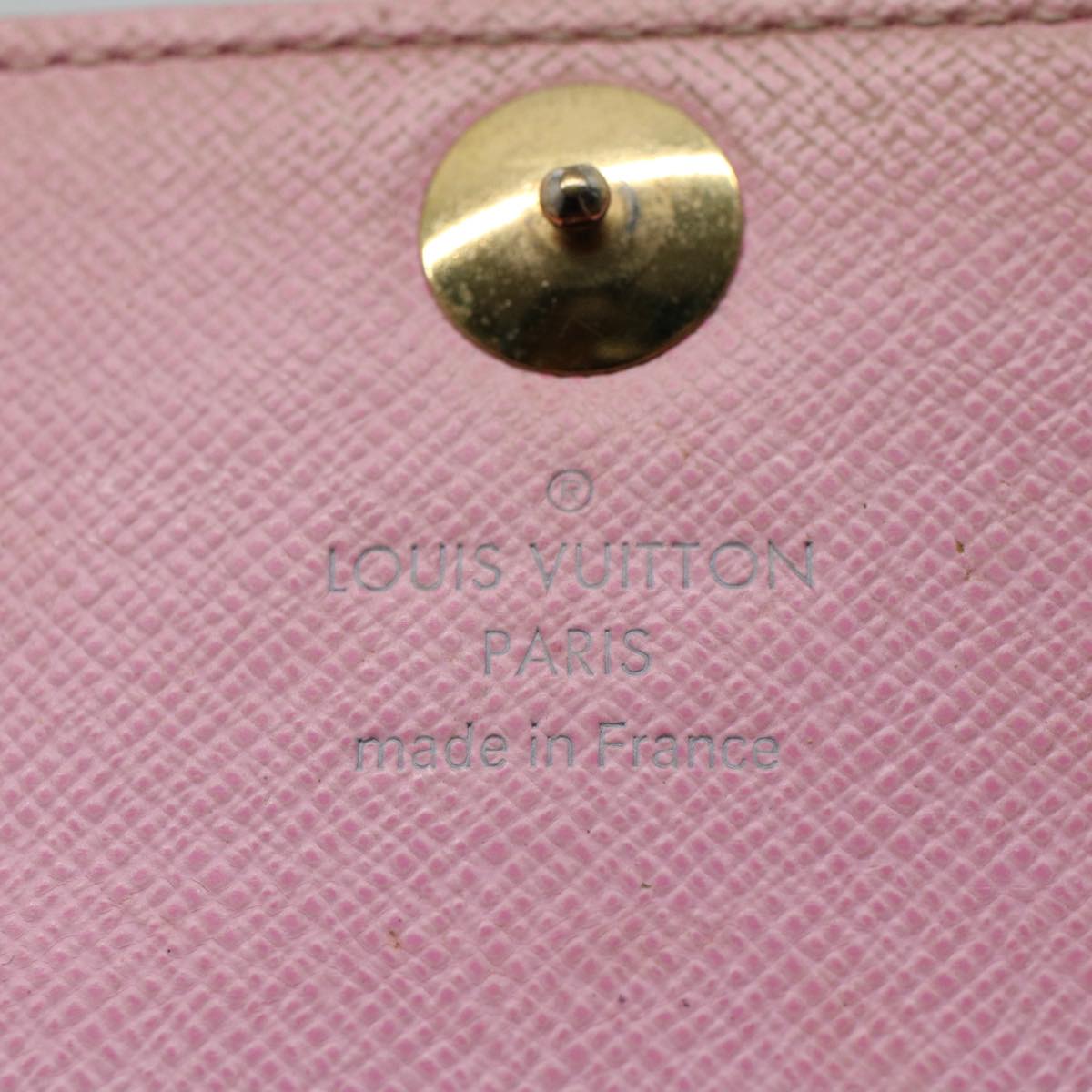 LOUIS VUITTON Multicolor Portefeuille Sarah Long Wallet White M93532 Auth 54392