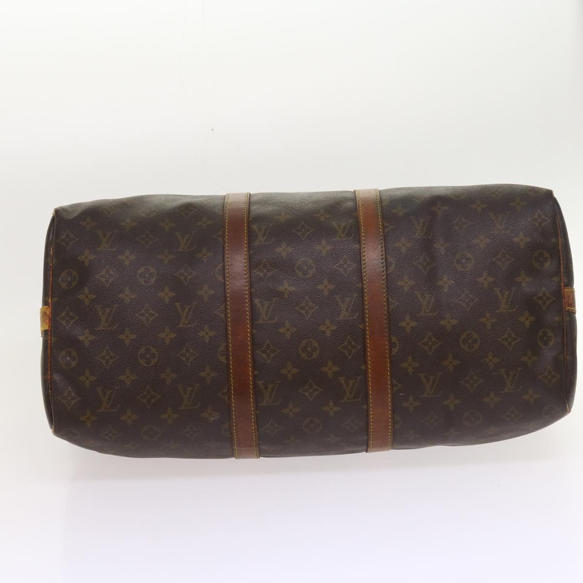 LOUIS VUITTON Monogram Keepall Bandouliere 50 Boston Bag M41416 LV Auth 54487