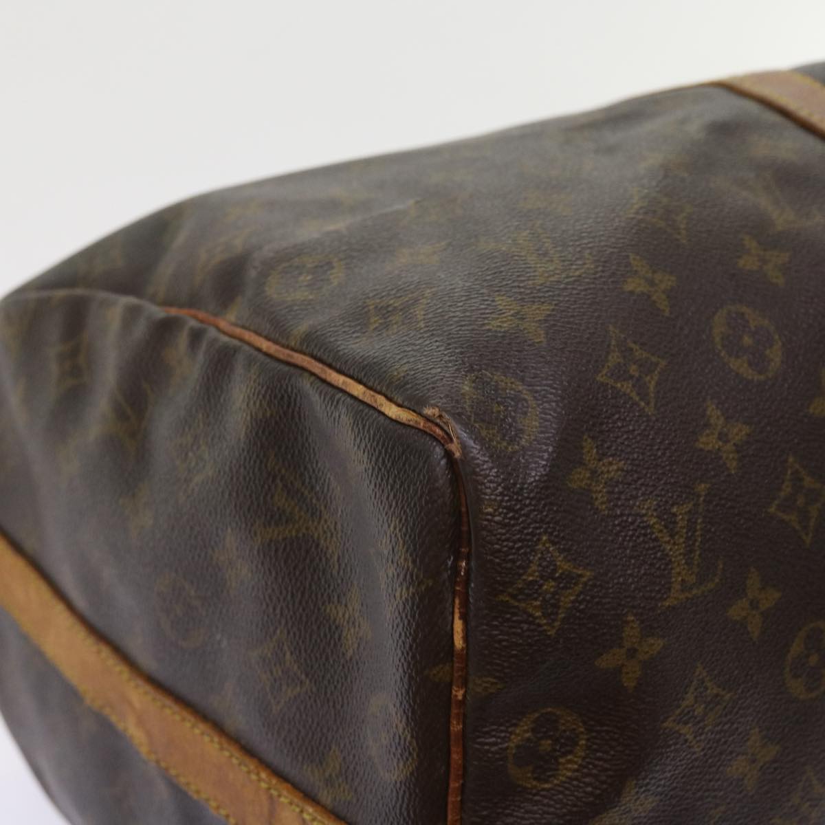 LOUIS VUITTON Monogram Keepall Bandouliere 50 Boston Bag M41416 LV Auth 54487