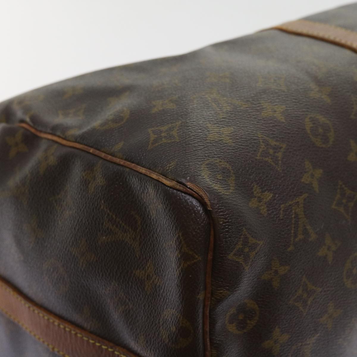 LOUIS VUITTON Monogram Keepall Bandouliere 50 Boston Bag M41416 LV Auth 54487