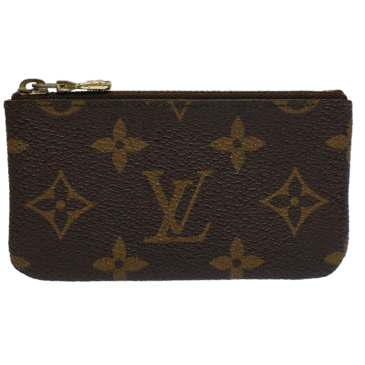 LOUIS VUITTON Monogram Pochette Cles Coin Purse M62650 LV Auth 54498