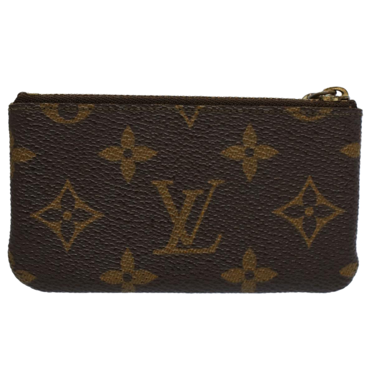 LOUIS VUITTON Monogram Pochette Cles Coin Purse M62650 LV Auth 54498