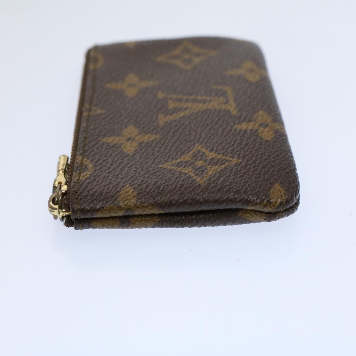 LOUIS VUITTON Monogram Pochette Cles Coin Purse M62650 LV Auth 54498