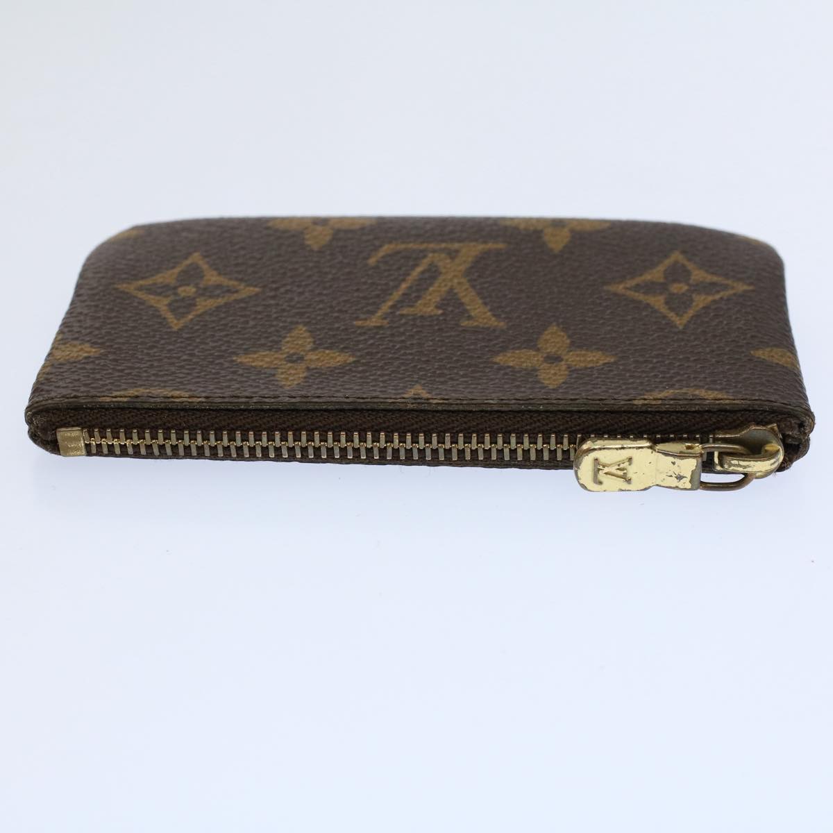 LOUIS VUITTON Monogram Pochette Cles Coin Purse M62650 LV Auth 54498