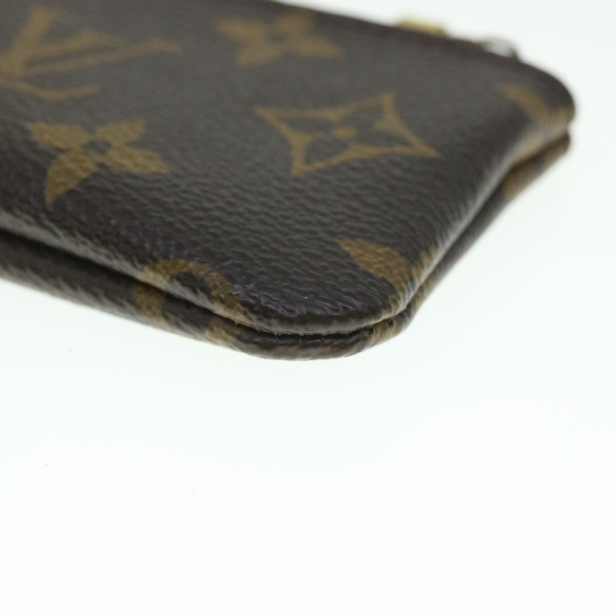 LOUIS VUITTON Monogram Pochette Cles Coin Purse M62650 LV Auth 54524