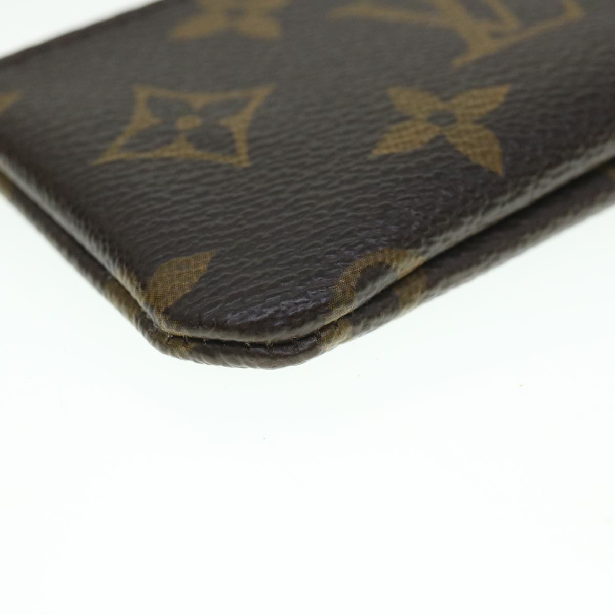 LOUIS VUITTON Monogram Pochette Cles Coin Purse M62650 LV Auth 54524