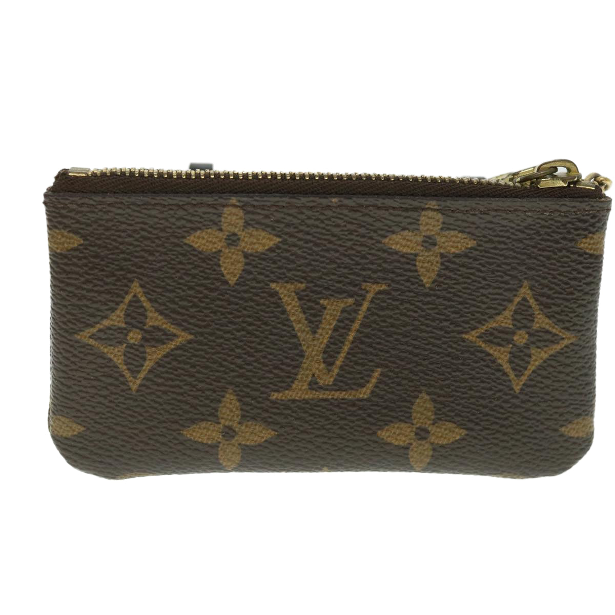 LOUIS VUITTON Monogram Pochette Cles Coin Purse M62650 LV Auth 54524