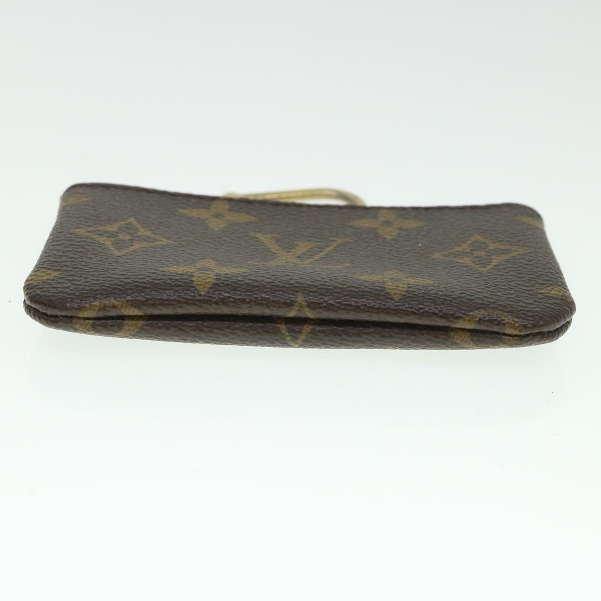 LOUIS VUITTON Monogram Pochette Cles Coin Purse M62650 LV Auth 54524