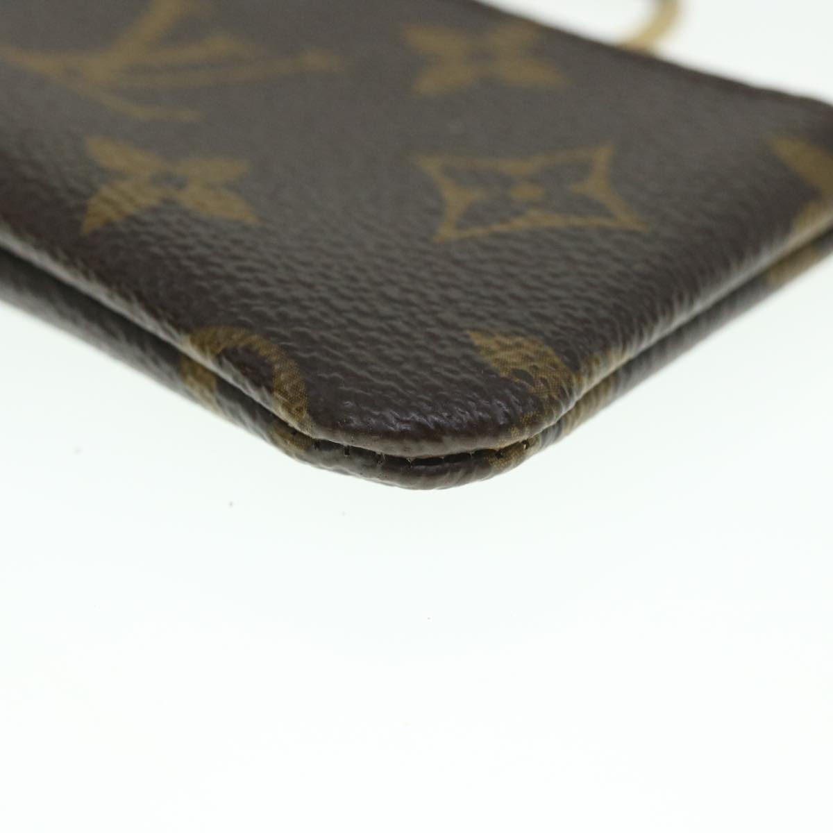 LOUIS VUITTON Monogram Pochette Cles Coin Purse M62650 LV Auth 54524