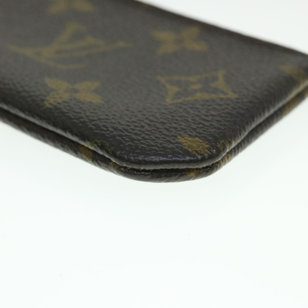 LOUIS VUITTON Monogram Pochette Cles Coin Purse M62650 LV Auth 54525