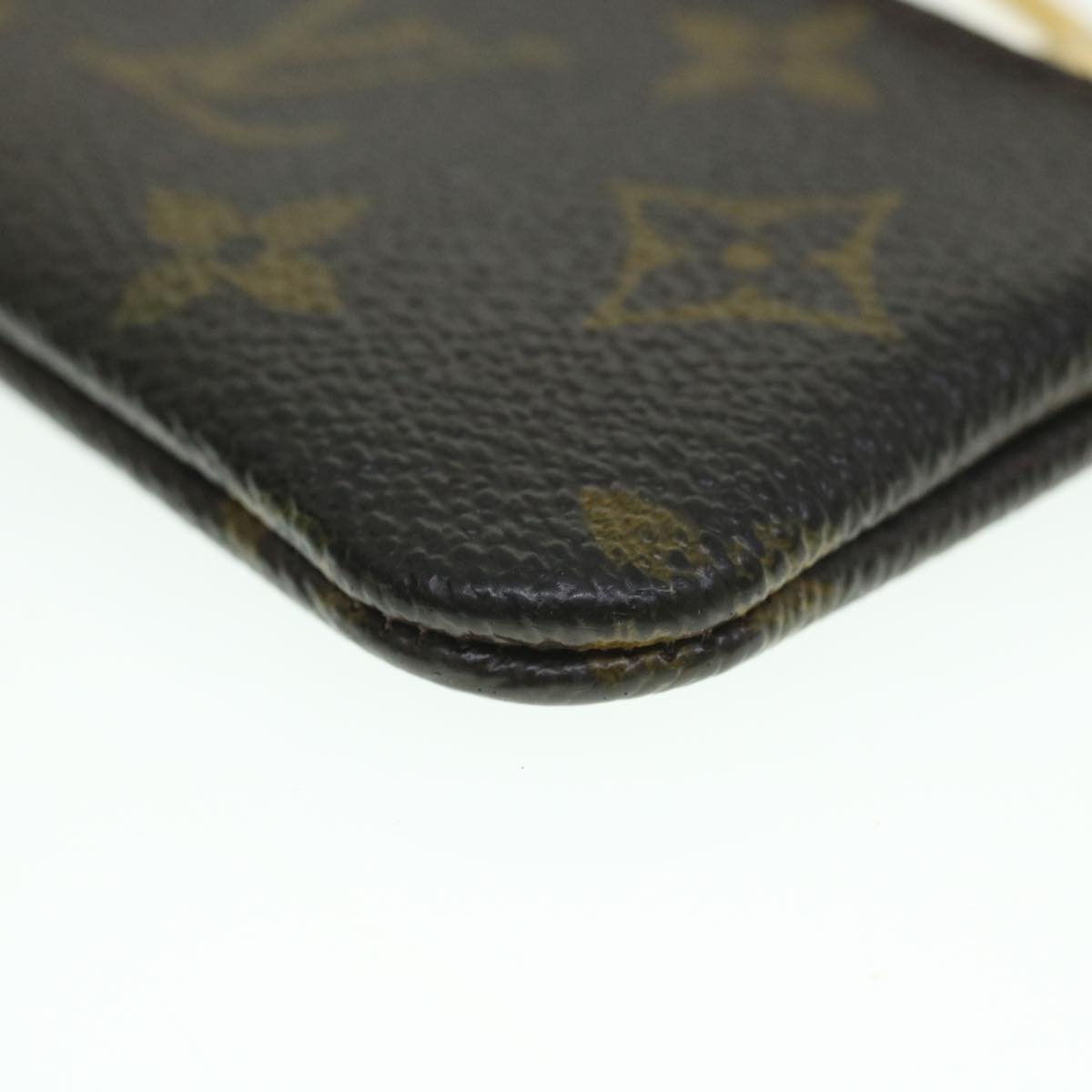 LOUIS VUITTON Monogram Pochette Cles Coin Purse M62650 LV Auth 54525