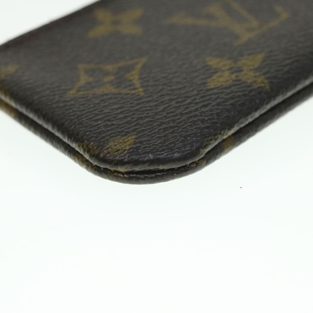 LOUIS VUITTON Monogram Pochette Cles Coin Purse M62650 LV Auth 54525