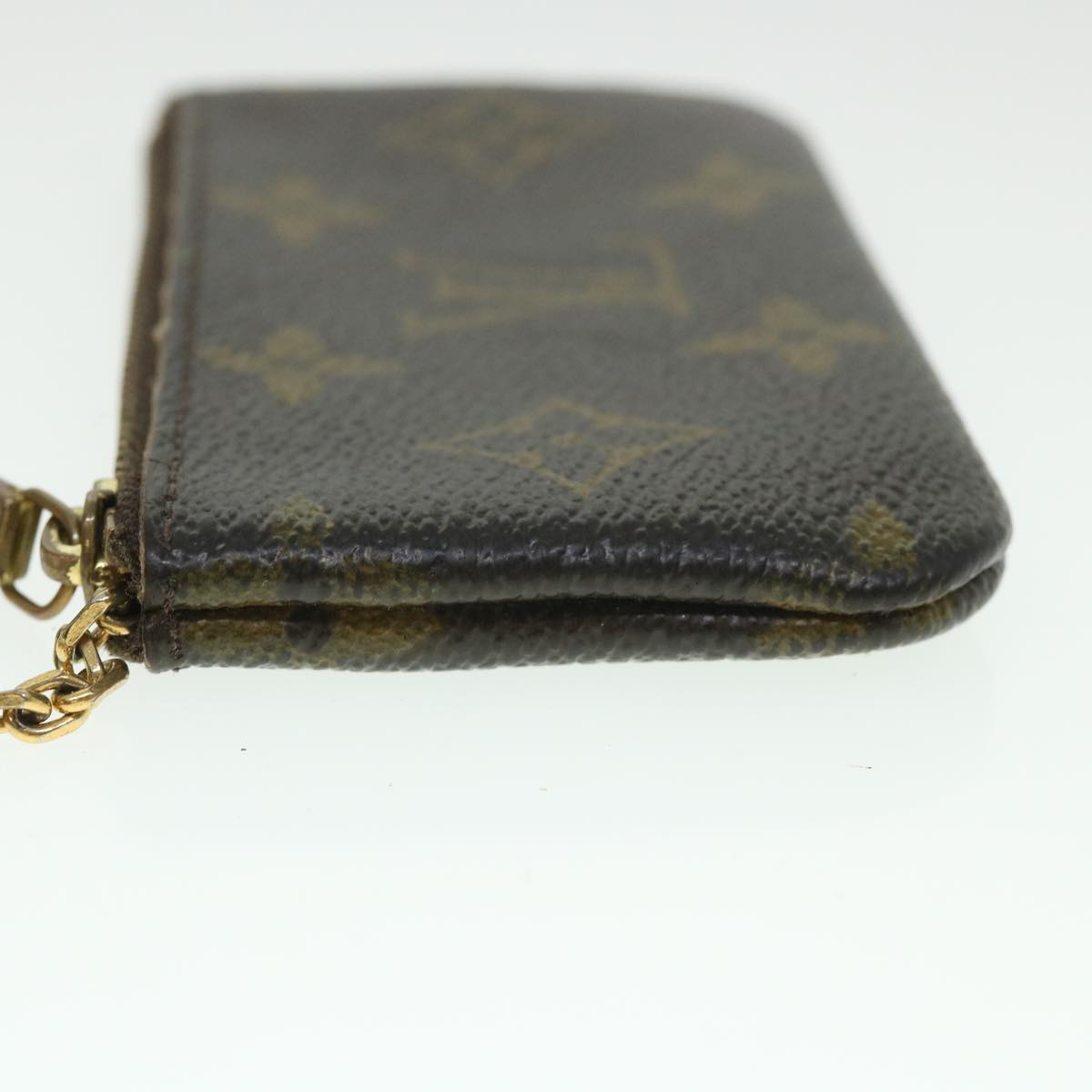 LOUIS VUITTON Monogram Pochette Cles Coin Purse M62650 LV Auth 54525