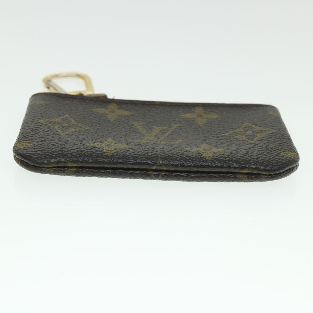 LOUIS VUITTON Monogram Pochette Cles Coin Purse M62650 LV Auth 54525