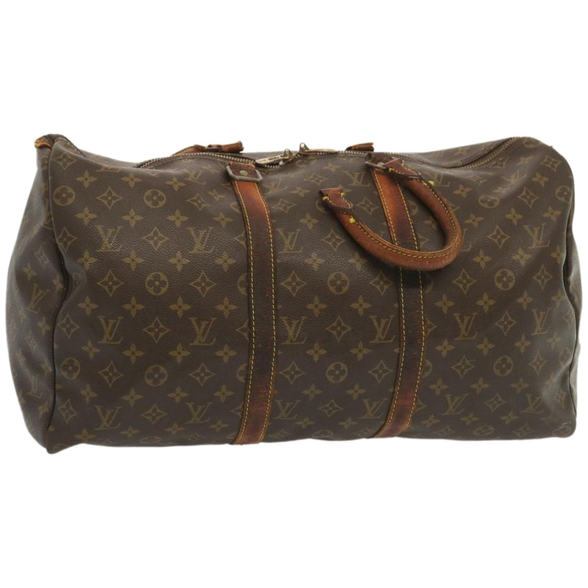 LOUIS VUITTON Monogram Keepall 50 Boston Bag M41426 LV Auth 54618