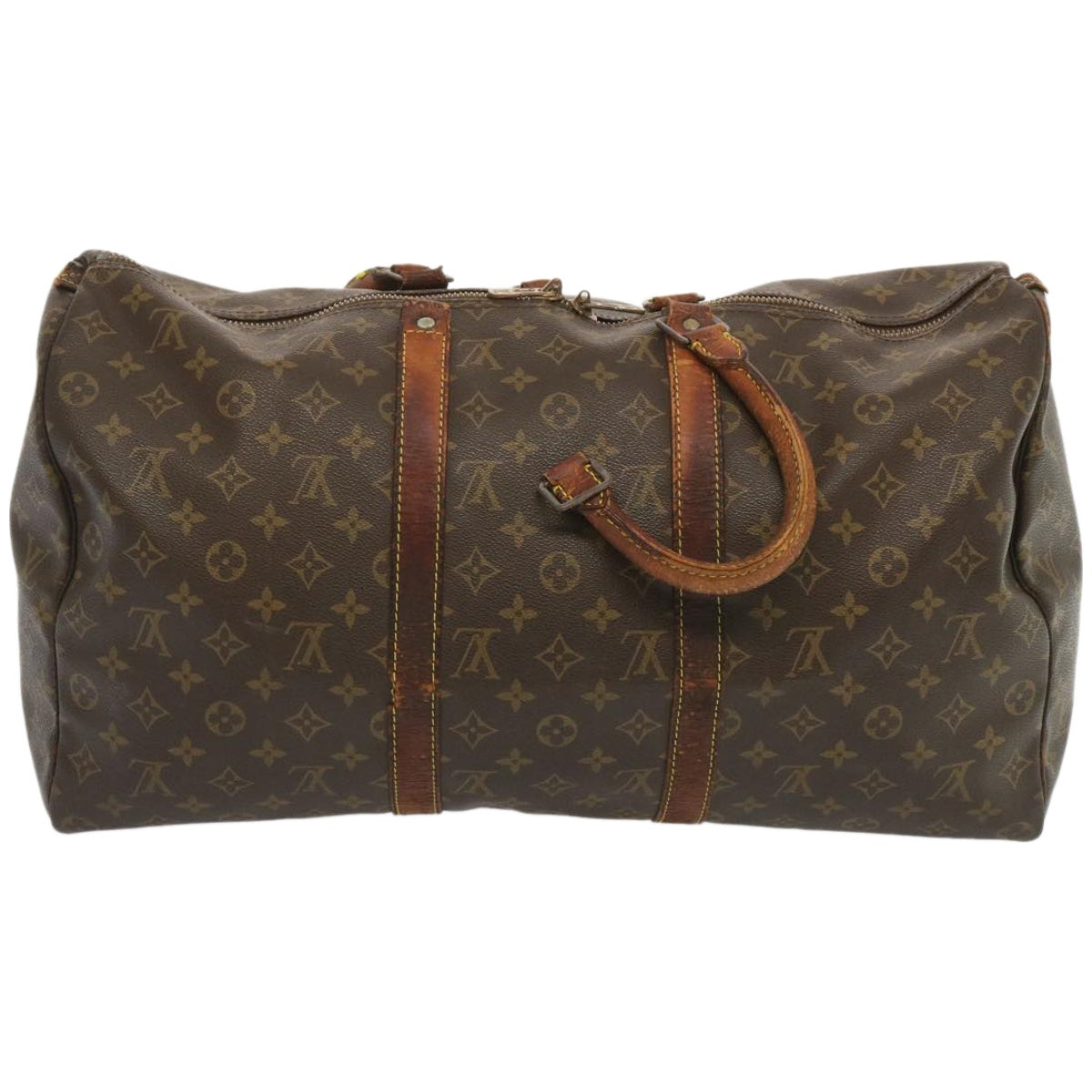 LOUIS VUITTON Monogram Keepall 50 Boston Bag M41426 LV Auth 54618