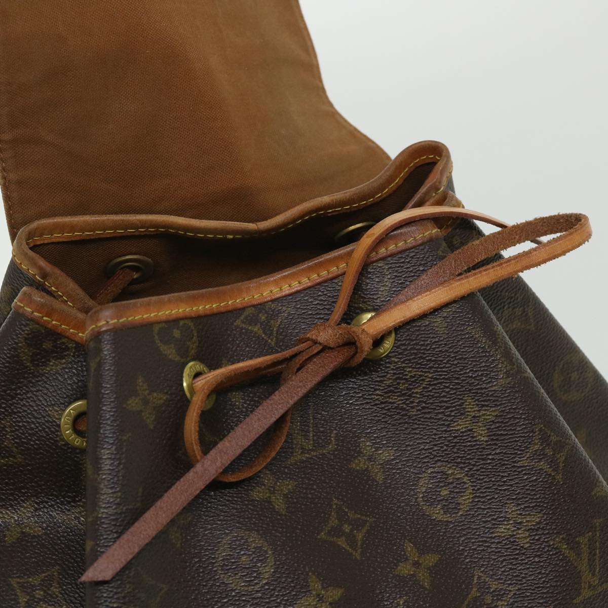 LOUIS VUITTON Monogram Montsouris GM Backpack M51135 LV Auth 54661