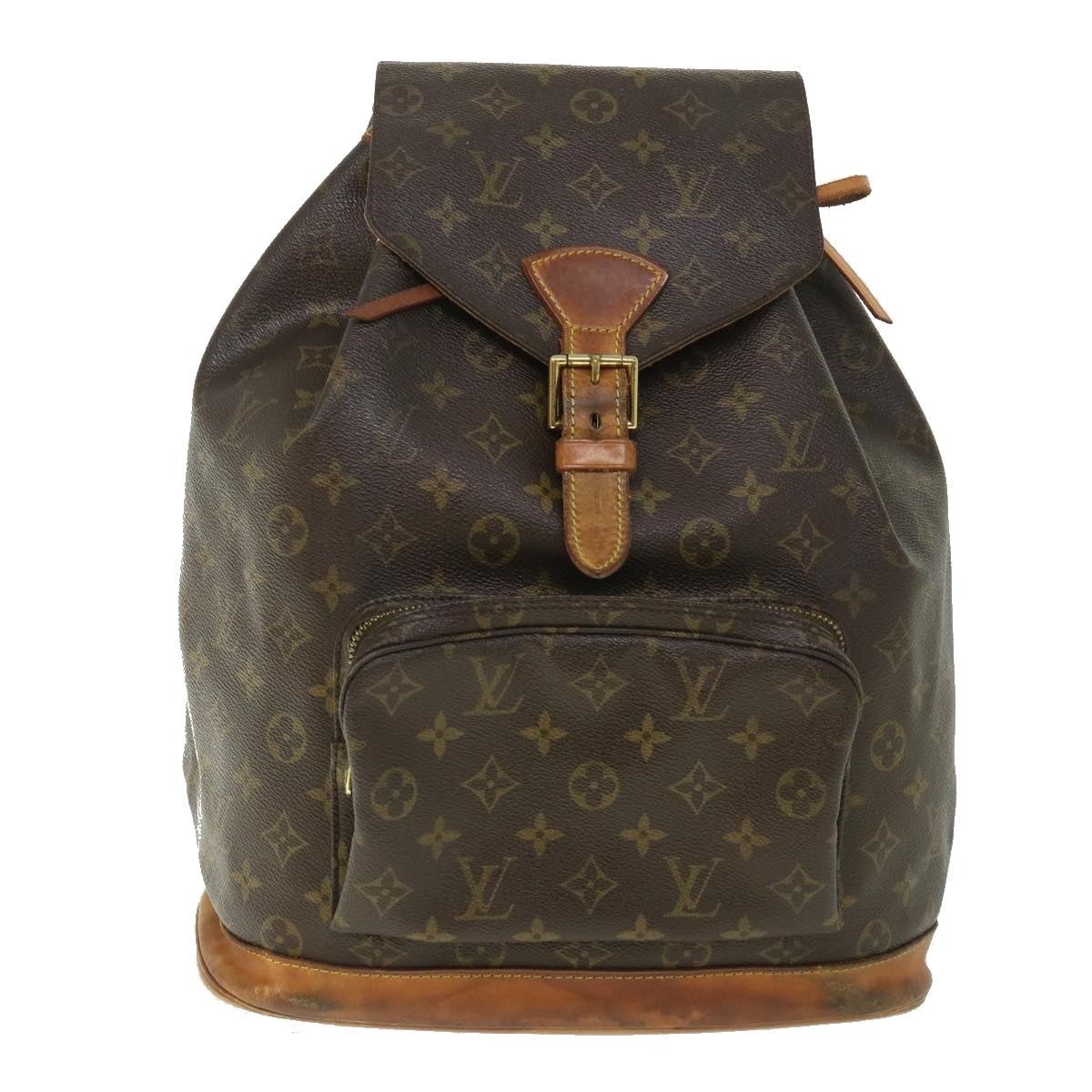 LOUIS VUITTON Monogram Montsouris GM Backpack M51135 LV Auth 54661