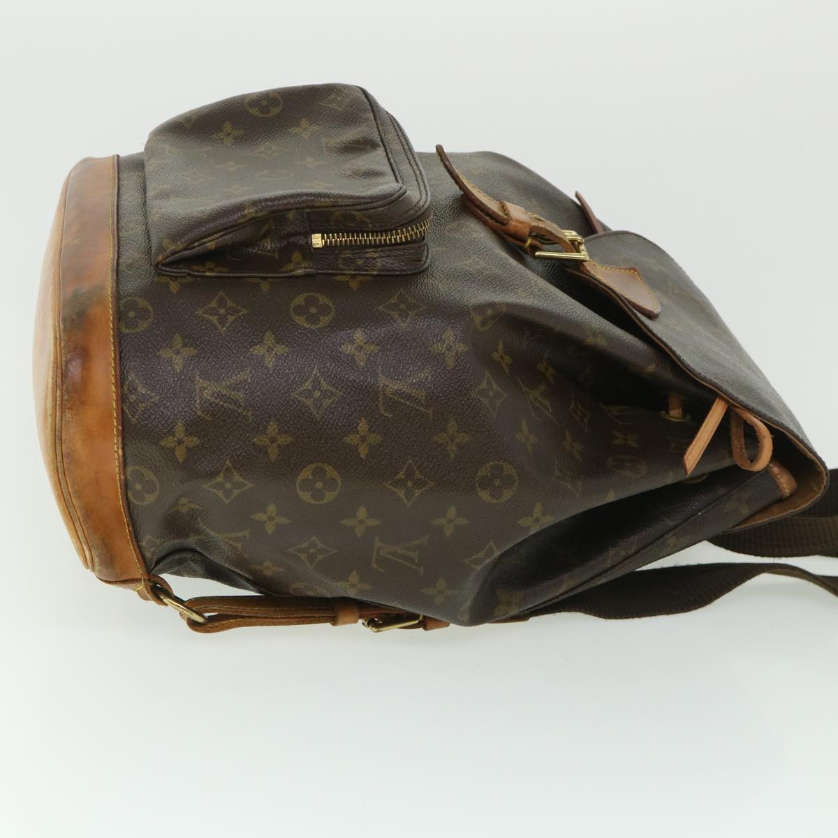 LOUIS VUITTON Monogram Montsouris GM Backpack M51135 LV Auth 54661