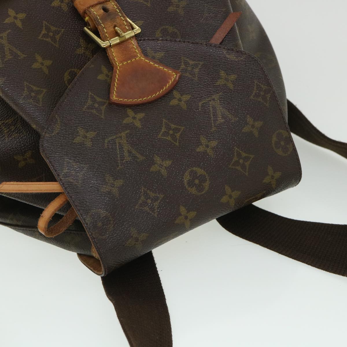 LOUIS VUITTON Monogram Montsouris GM Backpack M51135 LV Auth 54661