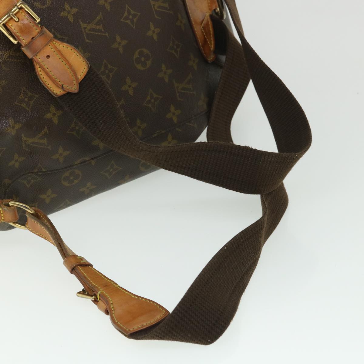 LOUIS VUITTON Monogram Montsouris GM Backpack M51135 LV Auth 54661