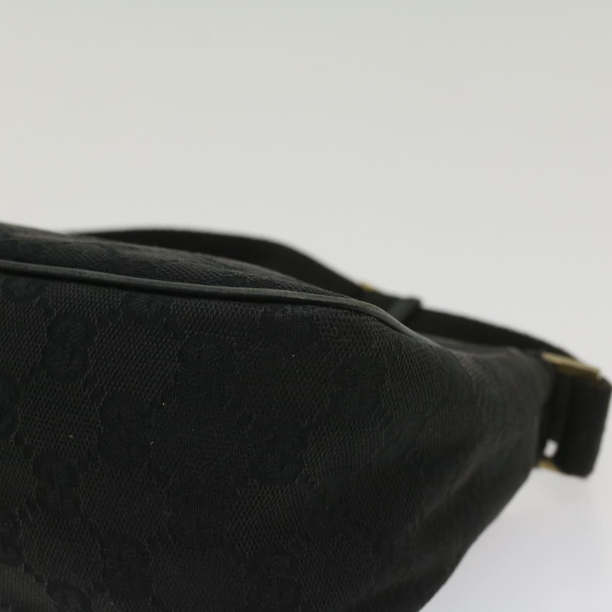 GUCCI GG Canvas Hand Bag Black 106644 Auth 54769