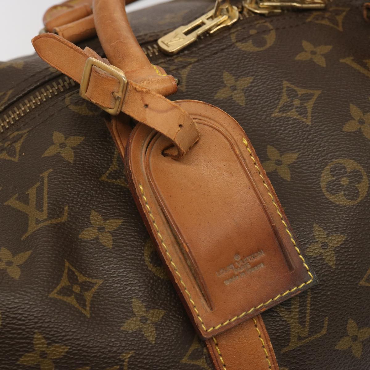 LOUIS VUITTON Monogram Keepall 50 Boston Bag M41426 LV Auth 54886