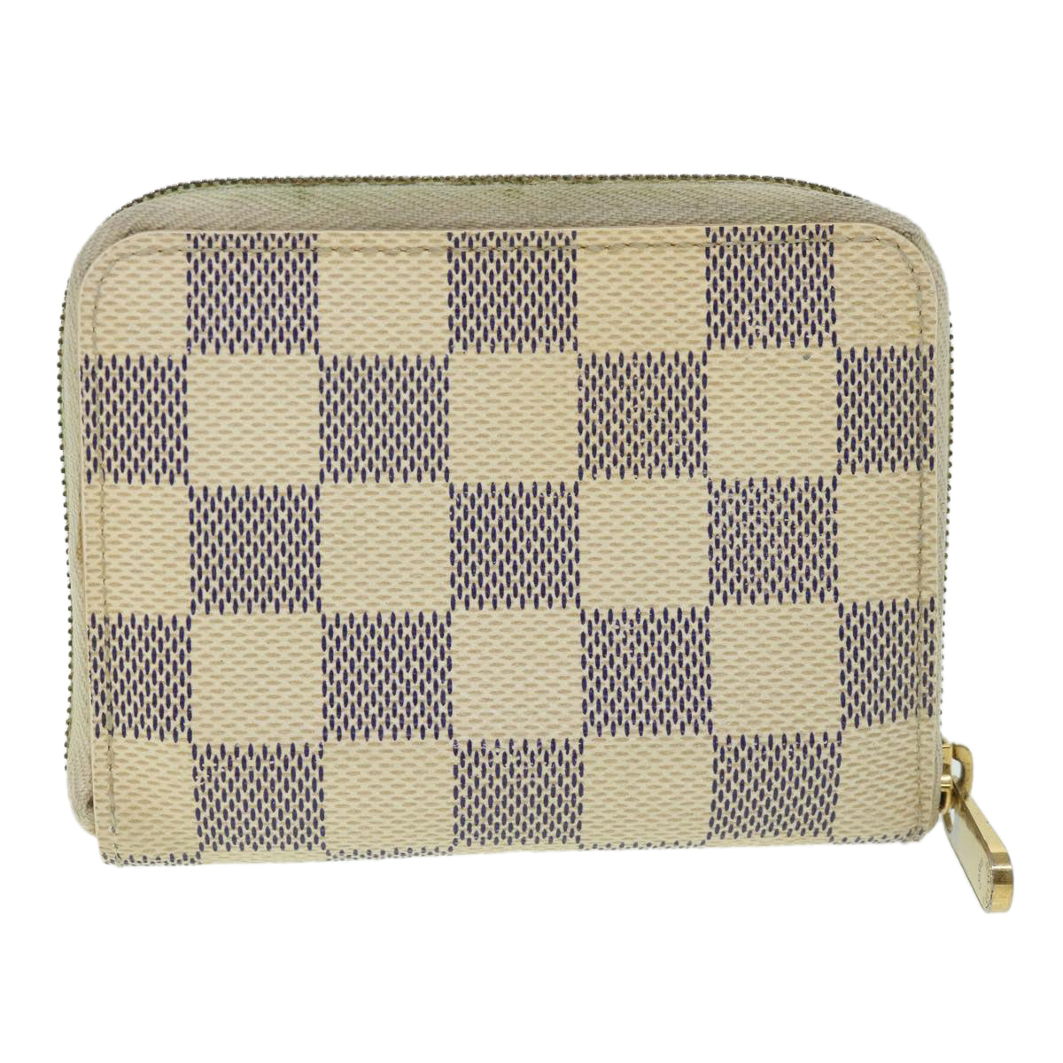 LOUIS VUITTON Damier Azur Zippy Coin Purse N60138 LV Auth 55114