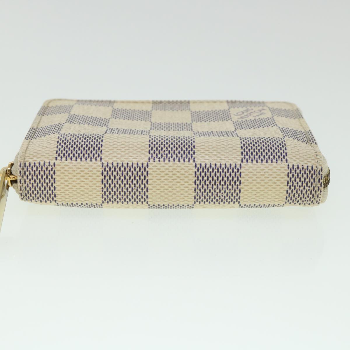 LOUIS VUITTON Damier Azur Zippy Coin Purse N60138 LV Auth 55114