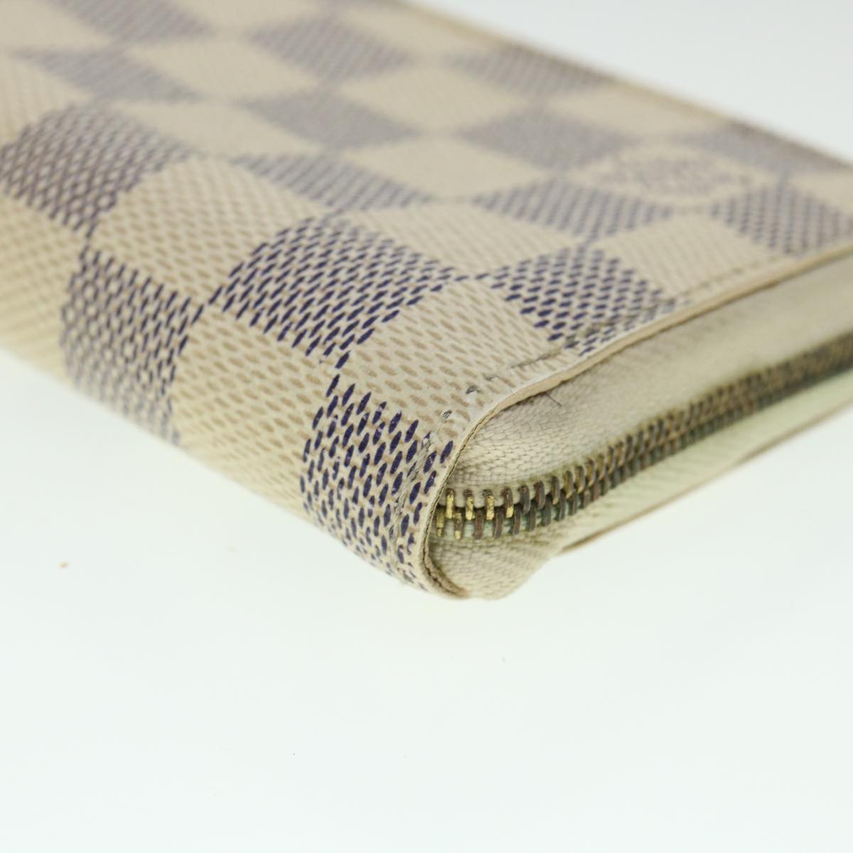 LOUIS VUITTON Damier Azur Zippy Coin Purse N60138 LV Auth 55114