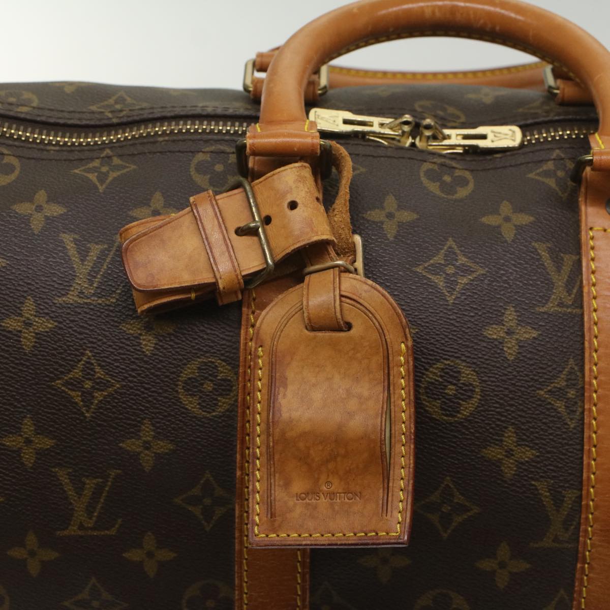 LOUIS VUITTON Monogram Keepall 45 Boston Bag M41428 LV Auth 55208