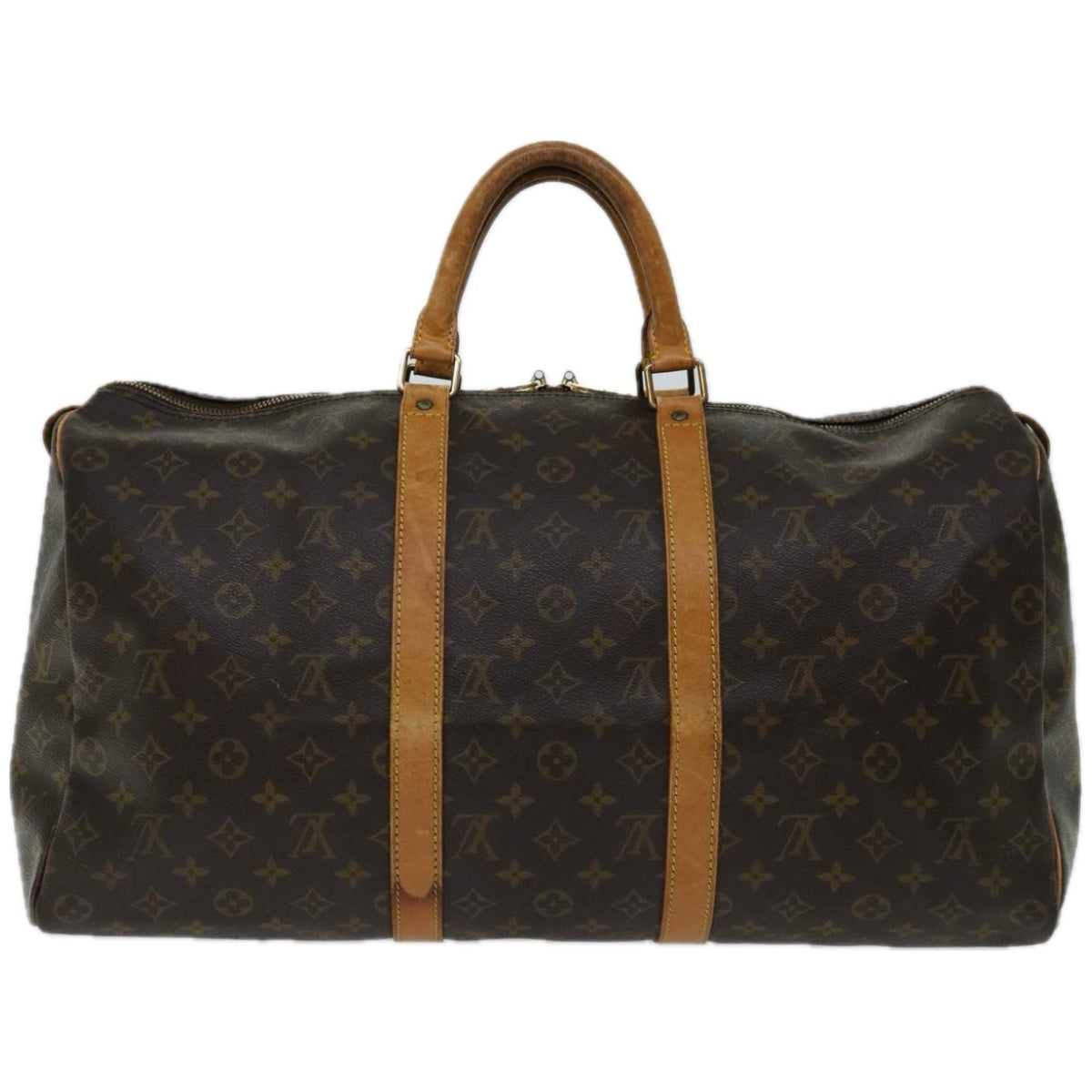 LOUIS VUITTON Monogram Keepall 50 Boston Bag M41426 LV Auth 55214