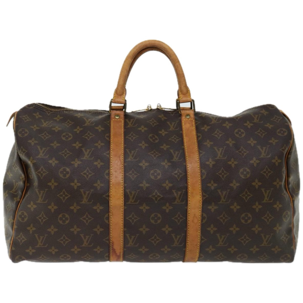 LOUIS VUITTON Monogram Keepall 50 Boston Bag M41426 LV Auth 55226