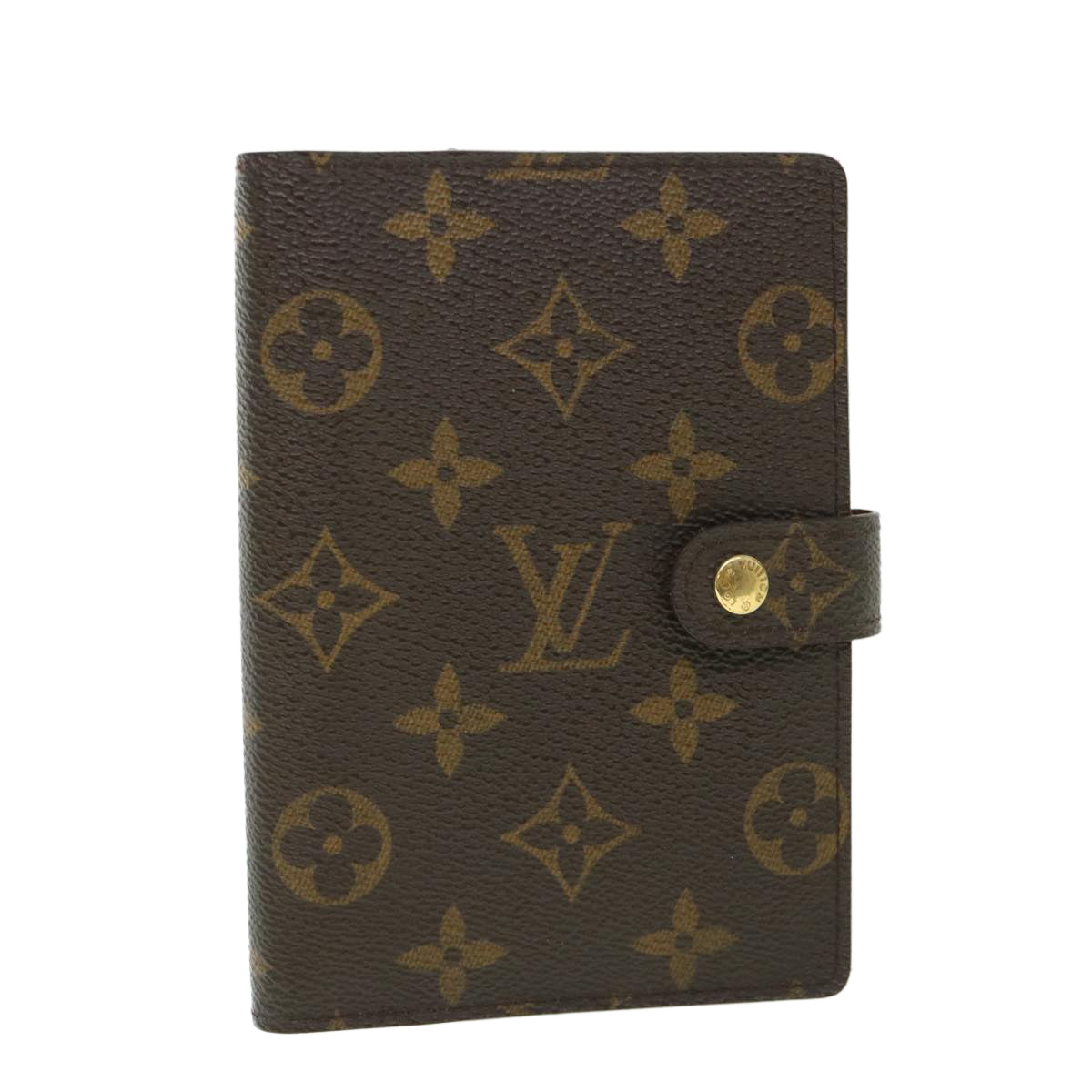 LOUIS VUITTON Monogram Agenda PM Day Planner Cover R20005 LV Auth 55468