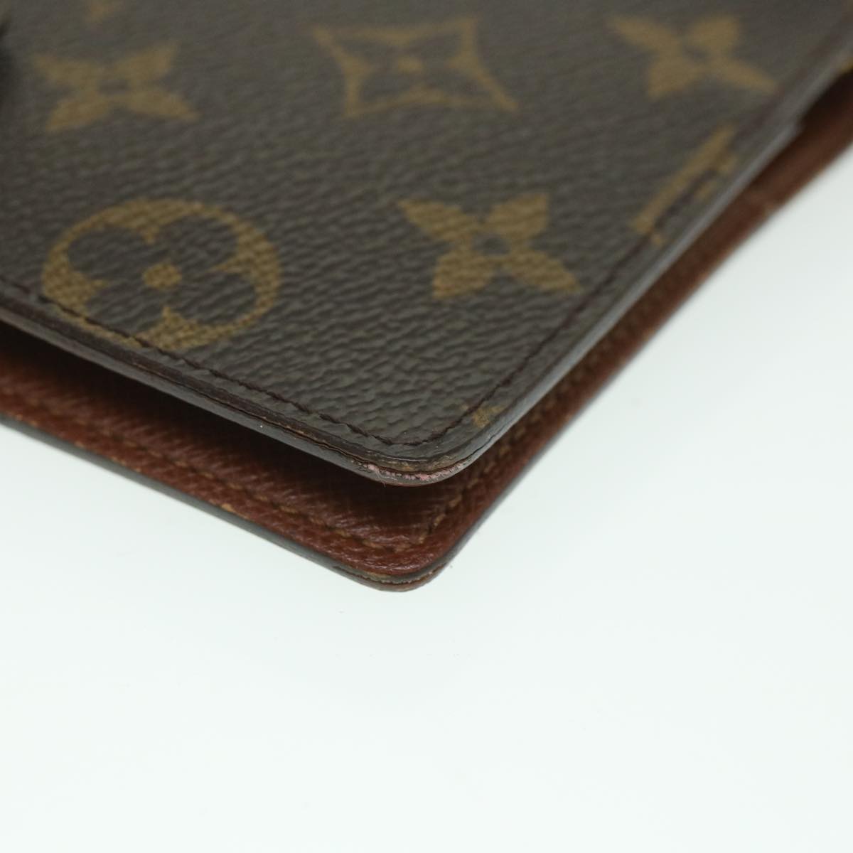 LOUIS VUITTON Monogram Agenda PM Day Planner Cover R20005 LV Auth 55468