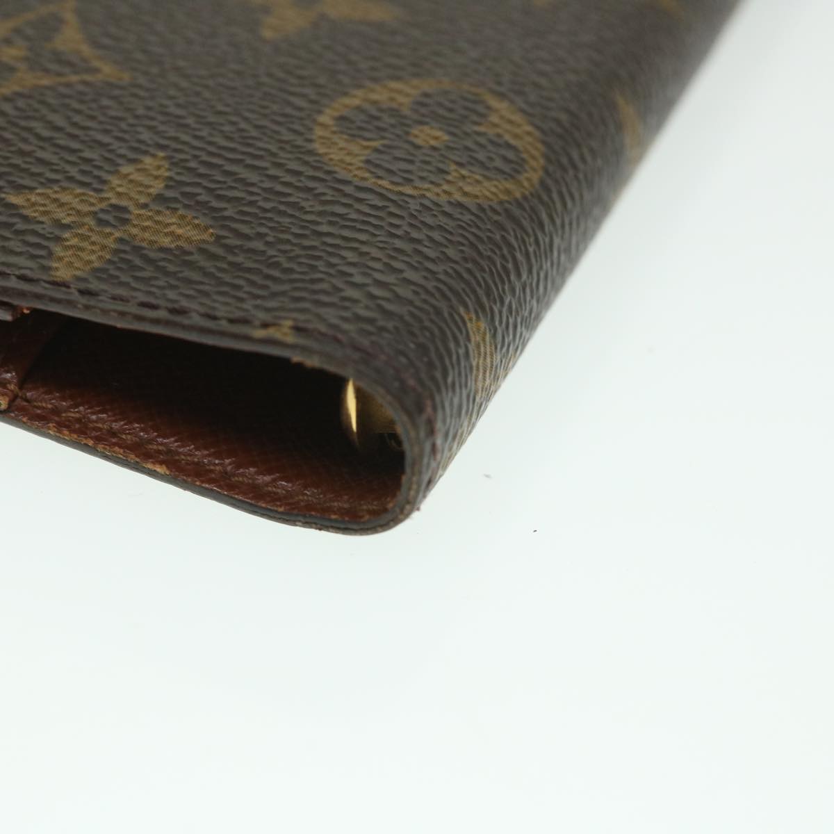 LOUIS VUITTON Monogram Agenda PM Day Planner Cover R20005 LV Auth 55468