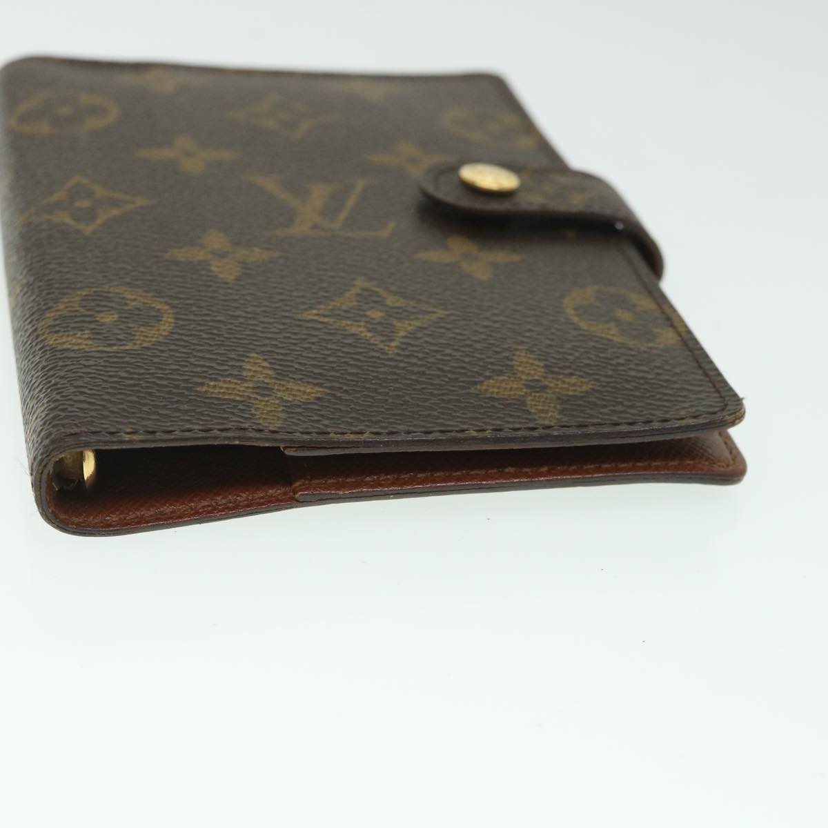 LOUIS VUITTON Monogram Agenda PM Day Planner Cover R20005 LV Auth 55468