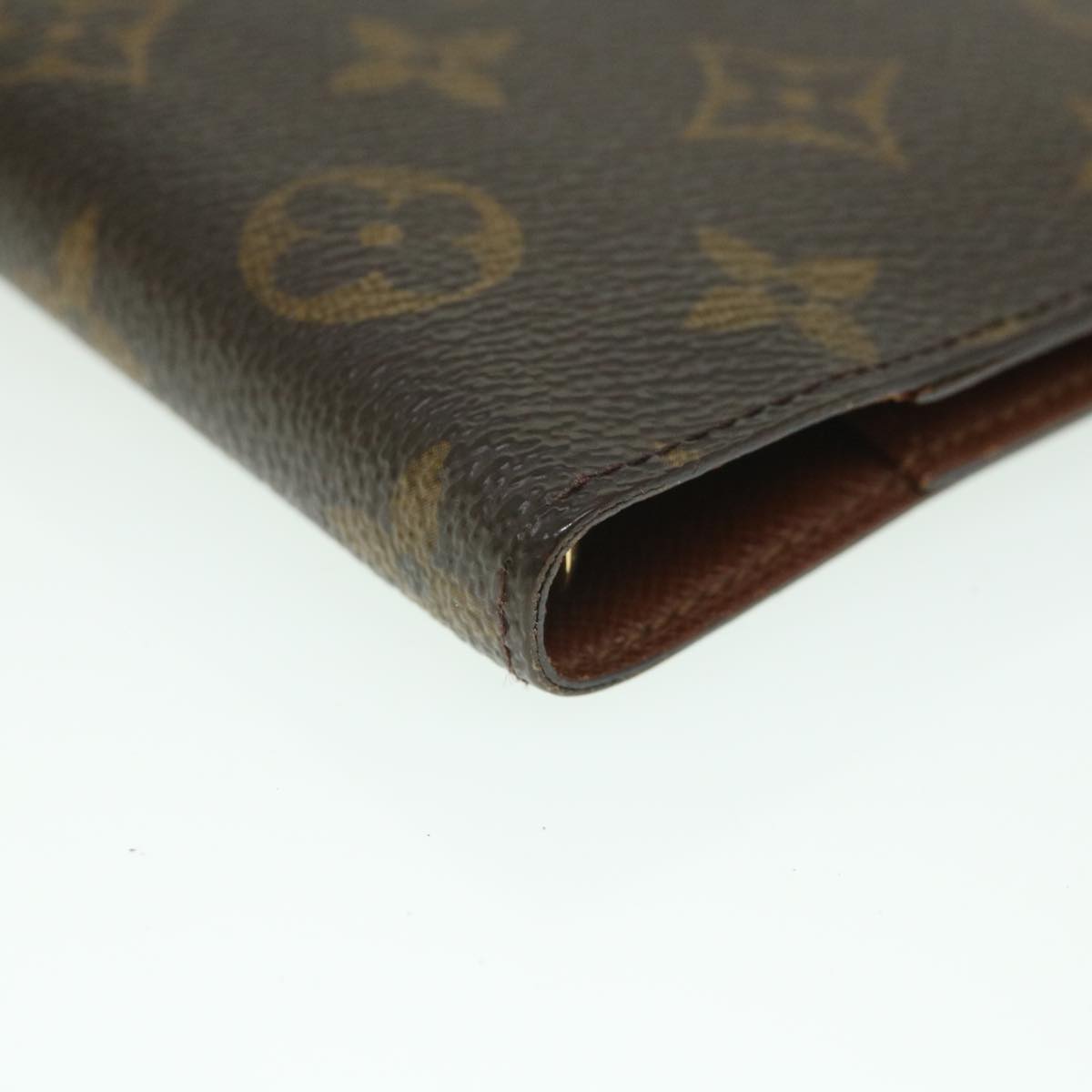 LOUIS VUITTON Monogram Agenda PM Day Planner Cover R20005 LV Auth 55468