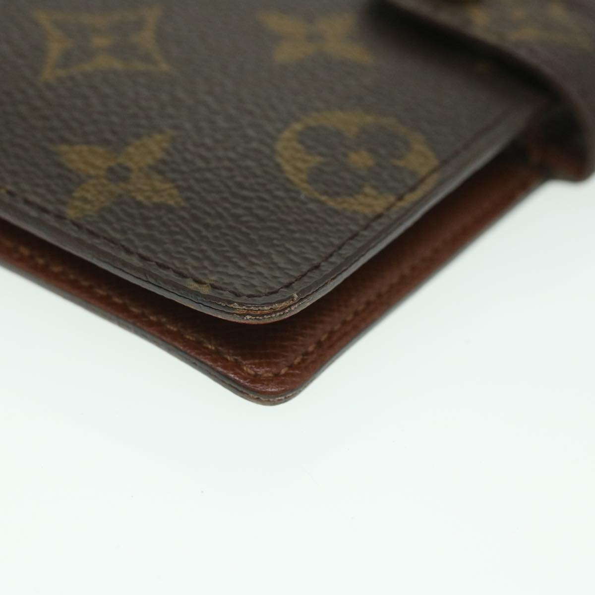 LOUIS VUITTON Monogram Agenda PM Day Planner Cover R20005 LV Auth 55468