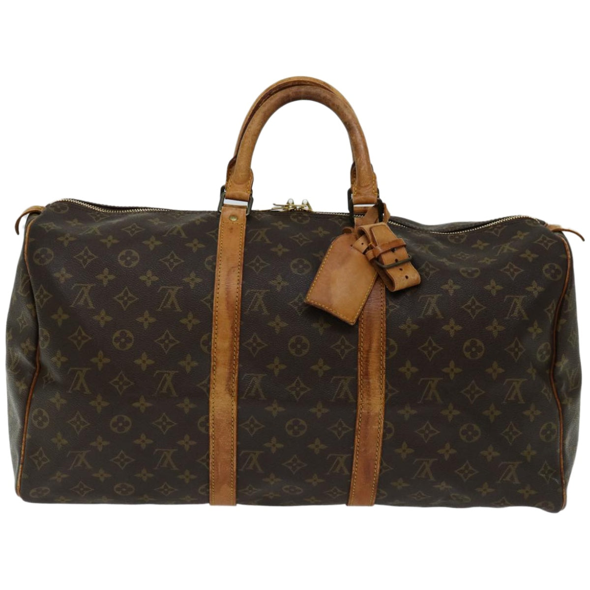 LOUIS VUITTON Monogram Keepall 50 Boston Bag M41426 LV Auth 55479