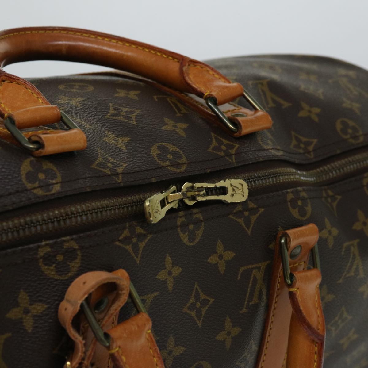 LOUIS VUITTON Monogram Keepall 50 Boston Bag M41426 LV Auth 55483