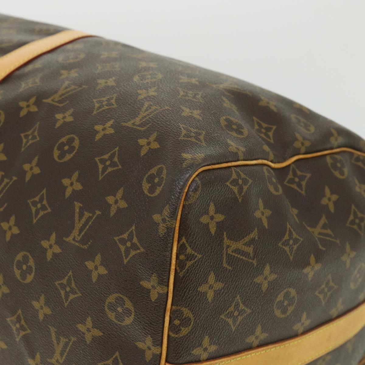 LOUIS VUITTON Monogram Keepall Bandouliere 60 Boston Bag M41412 LV Auth 55572