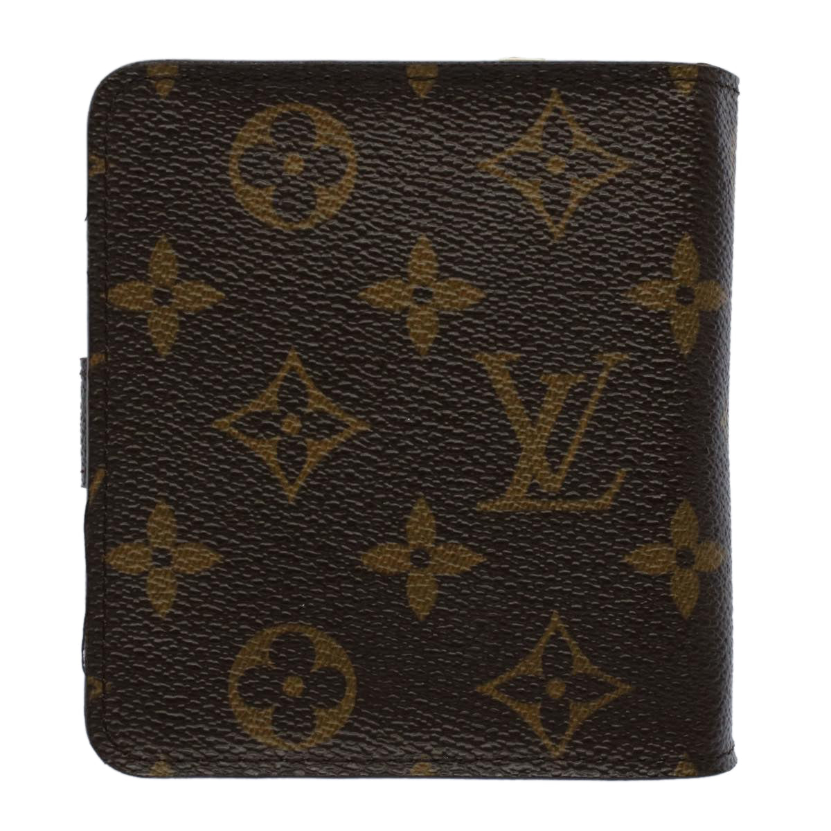 LOUIS VUITTON Monogram Compact Zip Wallet M61667 LV Auth 55620A