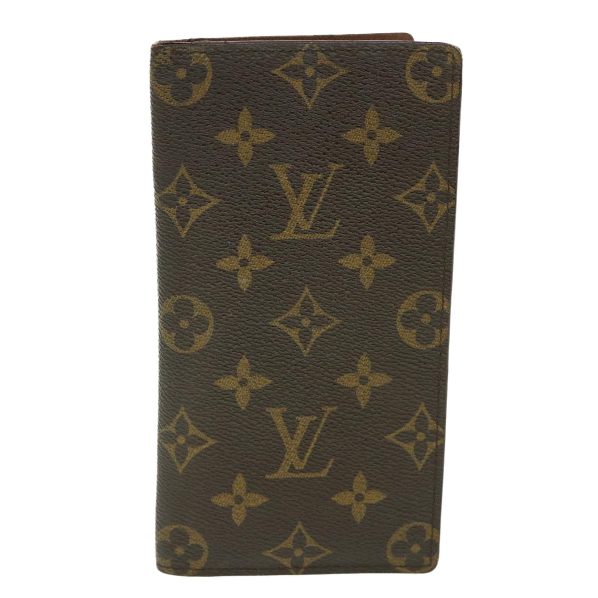 LOUIS VUITTON Monogram Porte Valeurs Cartes Credit Wallet M61823 LV Auth 55631